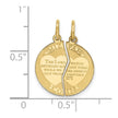 10K Mizpah Charm