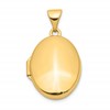 10k 17mm Polished Oval Locket
