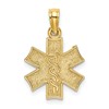 10K Medical Symbol Pendant