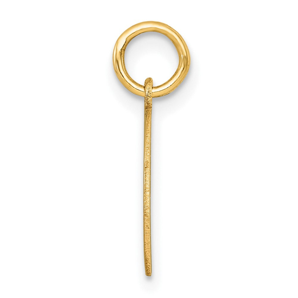 10K Plain .018 Gauge Circular Engravable Disc Charm