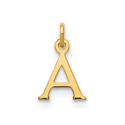 10k Cutout Letter A Initial Charm