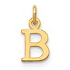 10k Cutout Letter B Initial Charm