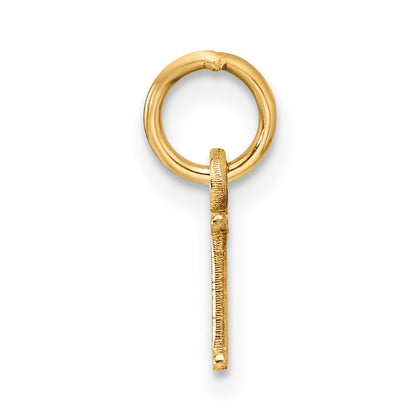 10k Cut-out Letter H Initial Charm