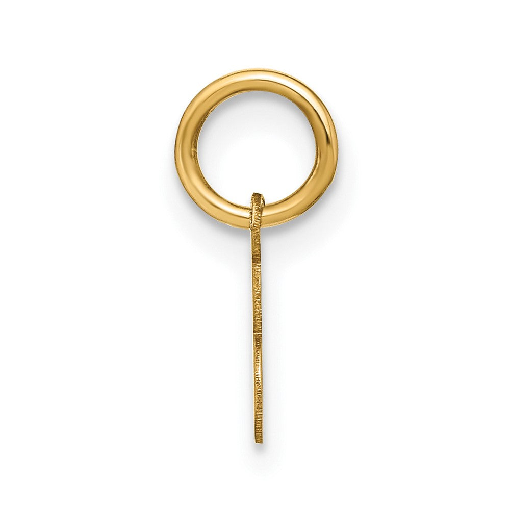 10KY Upper case Letter E Initial Charm