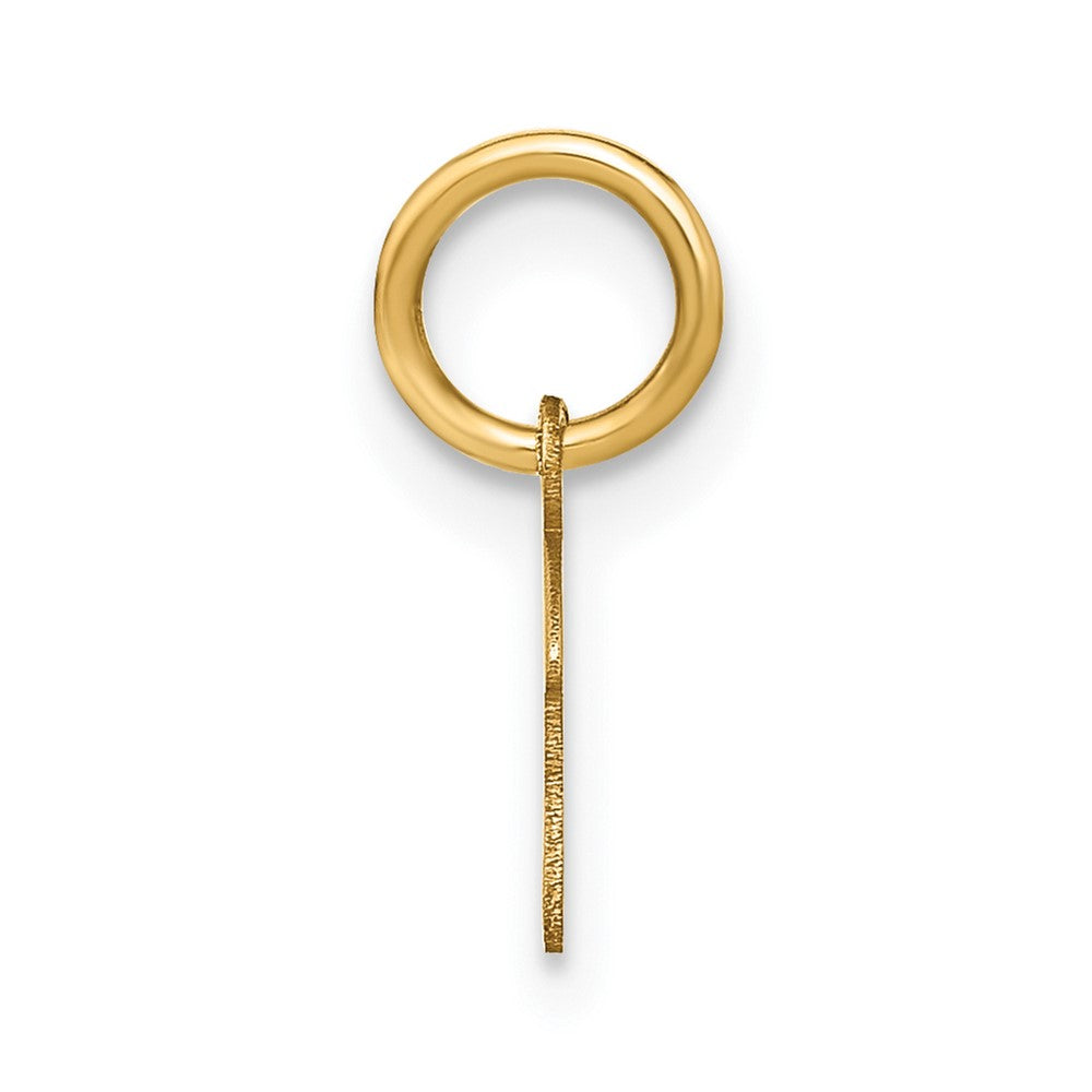 10KY Upper case Letter F Initial Charm