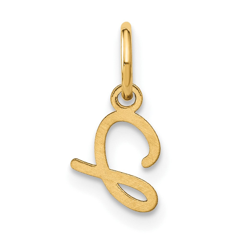 10KY Upper case Letter J Initial Charm