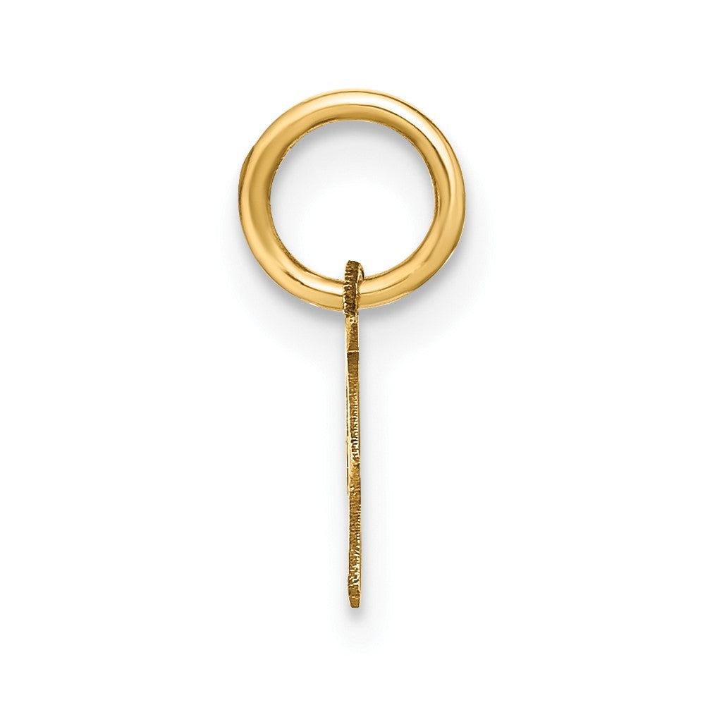 10KY Upper case Letter P Initial Charm