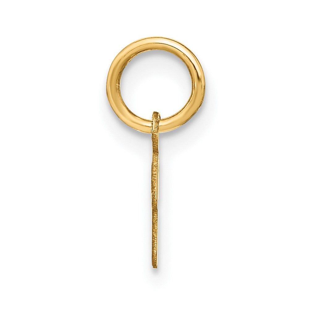 10KY Upper case Letter R Initial Charm