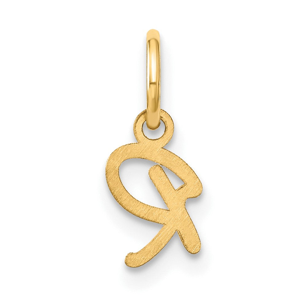 10KY Upper case Letter R Initial Charm