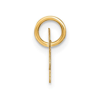 10KY Upper case Letter W Initial Charm