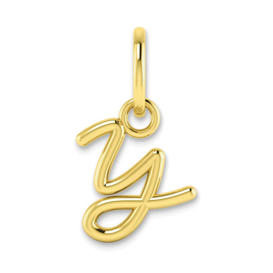 10KY Upper case Letter Y Initial Charm
