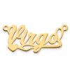 10k Yellow Gold Polished Heart Name Plate