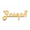 10k Yellow Gold Underlined Name Plate