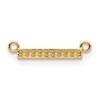 10k Yellow Gold Tiny Bar Mounting Only