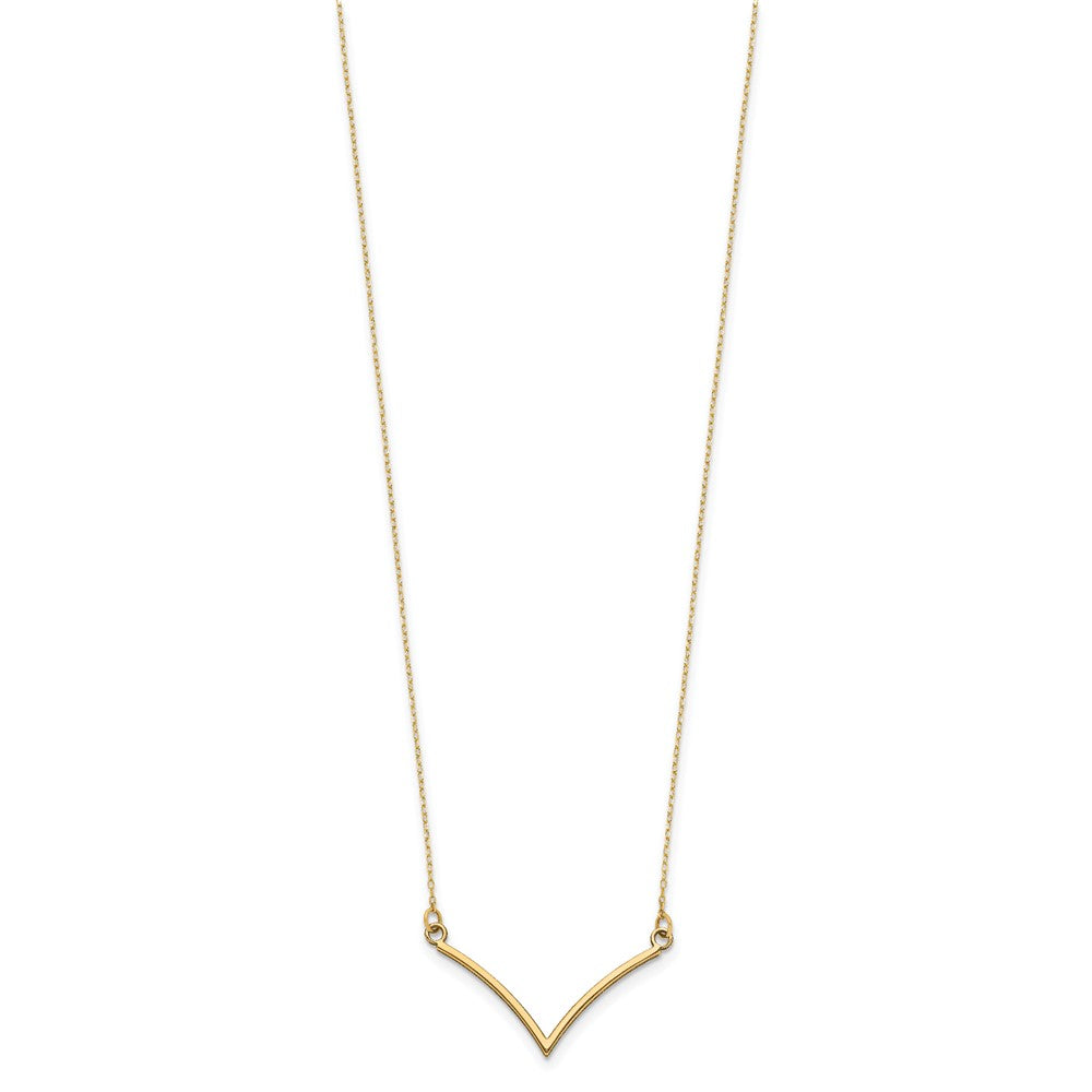 10k V-Shape 18 inch Necklace