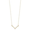 10k V Necklace