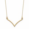 10k V-Shape 18 inch Necklace