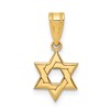 10k Small Star of David Pendant