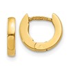 10k Polished Hinged Earrings