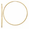 10k 1.25mm Diamond-cut Endless Hoop Earring