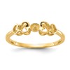 10K Holds 4.0mm Pearl Ring Mounting