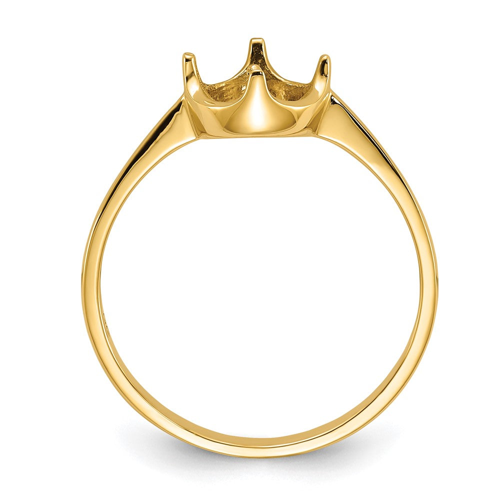 10K Holds 6.5mm Pearl Ring Mounting