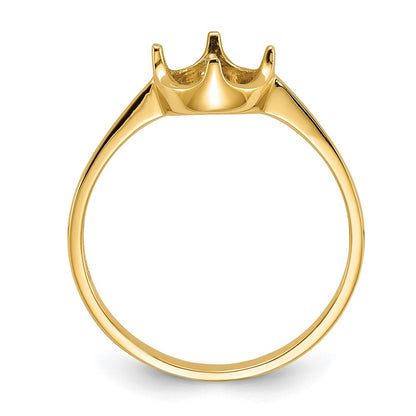 10K Holds 6.5mm Pearl Ring Mounting