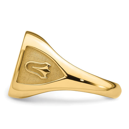 IB Goodman 10k Mens Polished and Textured Masonic Ring Mounting
