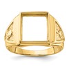 IB Goodman 10k Mens Polished and Textured Masonic Ring Mounting