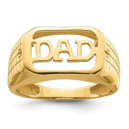 IB Goodman 10k Mens Holds 2-1.1mm Diamonds and Octagon Onyx DAD Ring Mounting