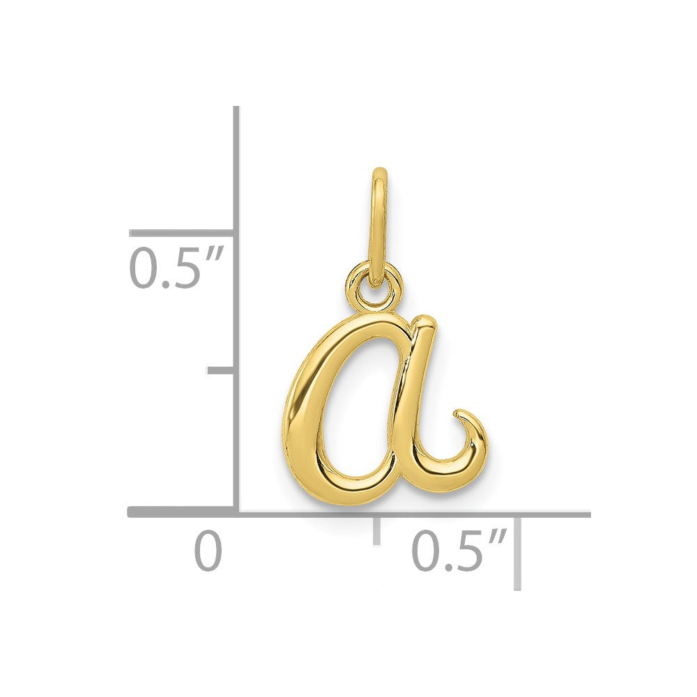 10k Lower Case Letter a Initial Charm