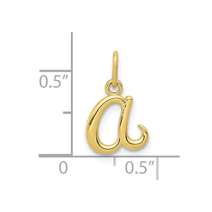 10k Lower Case Letter a Initial Charm