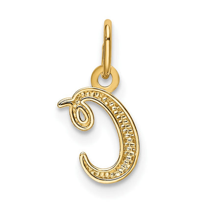 10k Lower Case Letter c Initial Charm