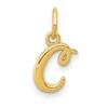 10k Lower Case Letter c Initial Charm
