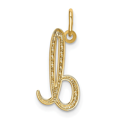10k Lower Case Letter d Initial Charm