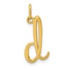 10k Lower Case Letter d Initial Charm