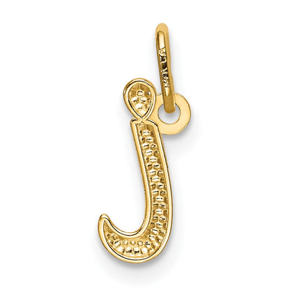 10k Lower Case Letter i Initial Charm
