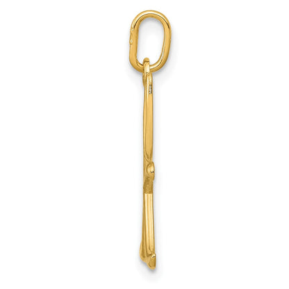 10k Lower Case Letter k Initial Charm