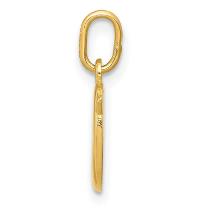 10k Lower Case Letter o Initial Charm