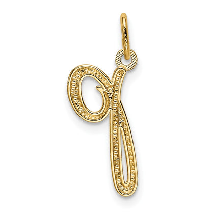10k Lower Case Letter p  Initial Charm