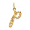 10k Lower Case Letter p  Initial Charm