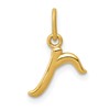 10k Lower Case Letter r Initial Charm