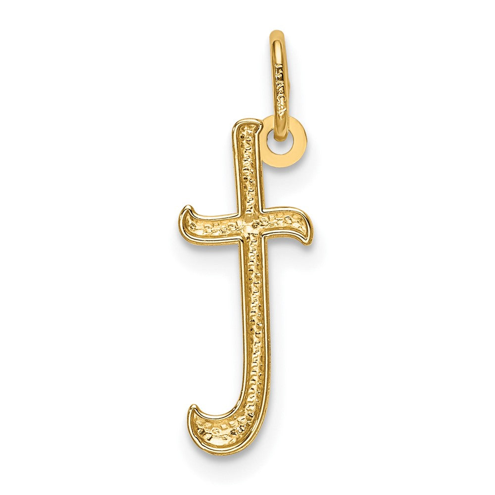 10k Lower Case Letter t Initial Charm