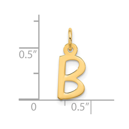 10k Large Slanted Block Initial B Charm