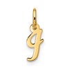 10k Small Script Initial I Charm