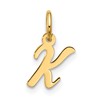 10k Small Script Initial K Charm