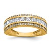 10K Tiara Collection Polished CZ Ring