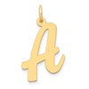 10k Large Script Letter A Initial Charm