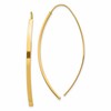 10k Bar Dangle Threader Earrings