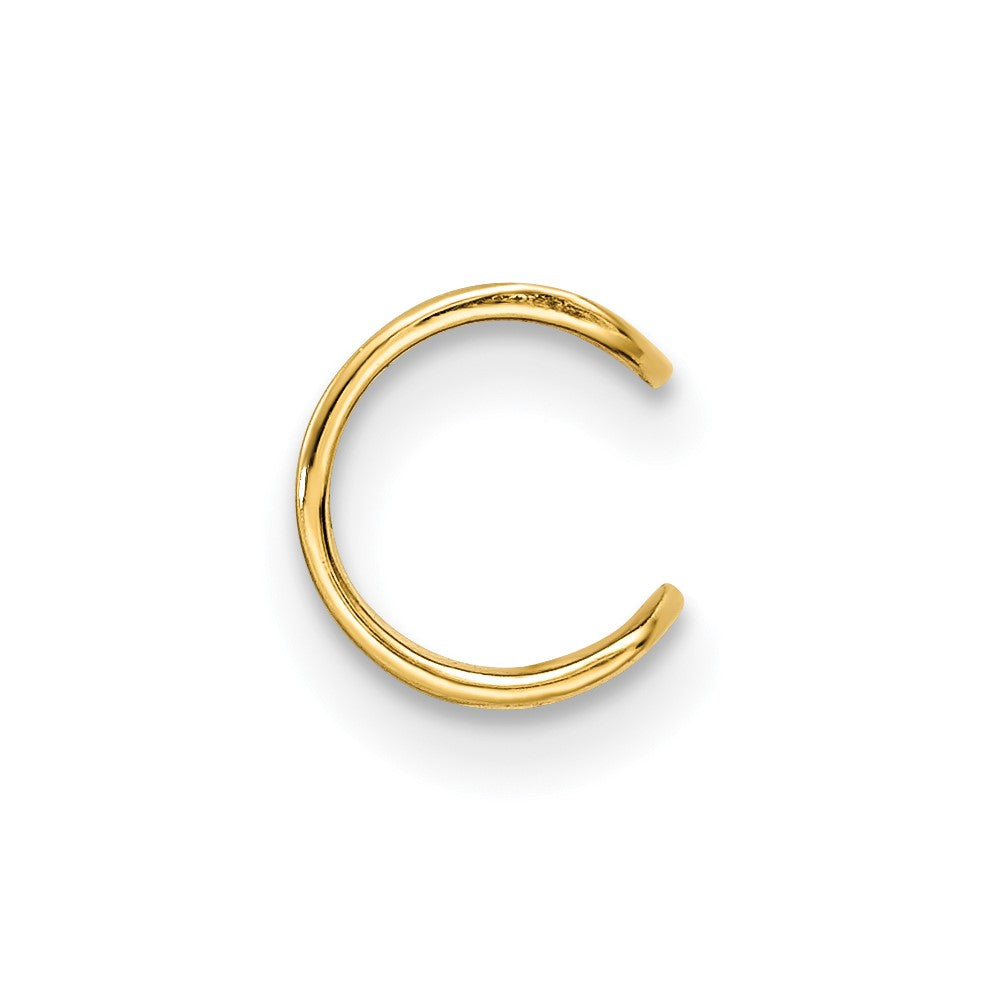 10k Polished Single Ear Cuff